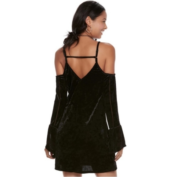 Disney Coco Black Crushed Velvet Embroidered Dress - Picture 10 of 13